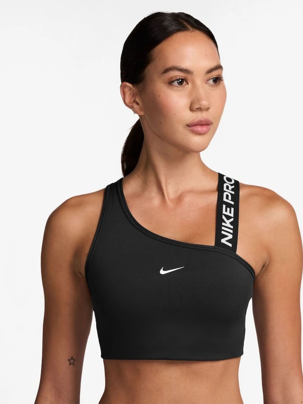 NWOT | Nike Pro Swoosh Navy One-Shoulder Asymmetric Sports Bra